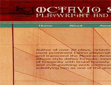 Tablet Screenshot of octaviosolis.net